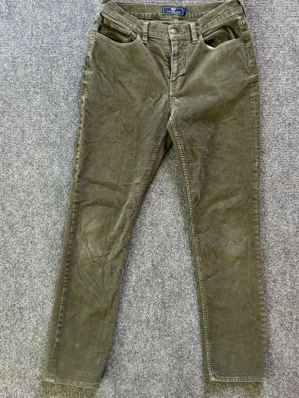 Olive Green Relaxed Cargo Pants Men's